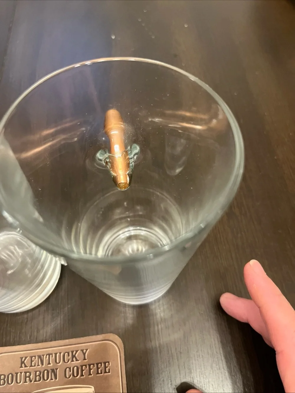 Bullet Shot Glasses Duo with Copper Bullet Detail